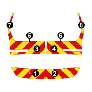 Alternative view of Kit Jaune-Rouge Partiel – CITRÖEN e-Berlingo à Hayon (2024)